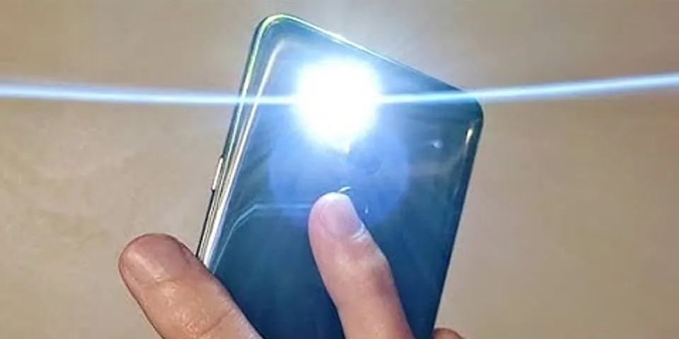 Cách bật đèn Flash Samsung