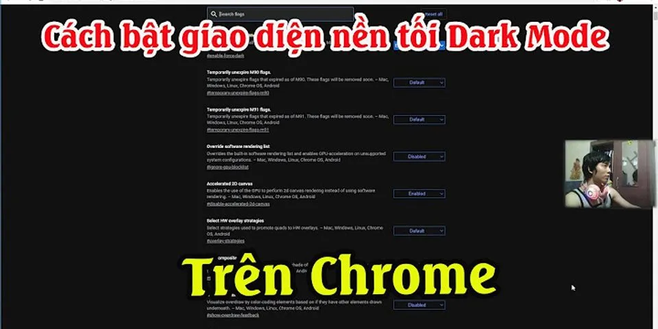 Cách bật giao diện tối trên Google Chrome