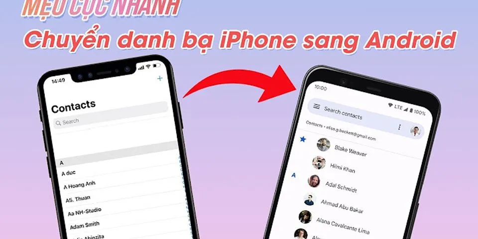 Cách chuyển nhạc từ iPhone sang Android
