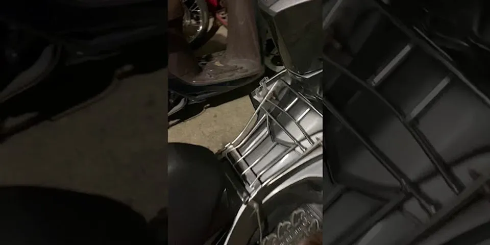 Cách dòng nắp bình xăng xe Airblade