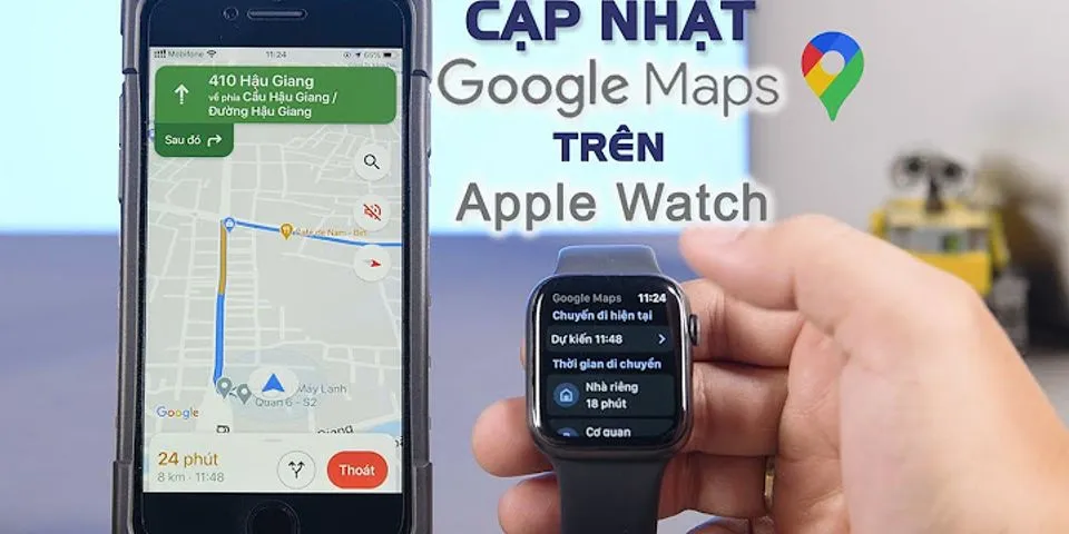 Cách dụng GPS trên Apple Watch