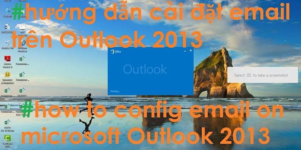 Cách gửi email trong Outlook 2013