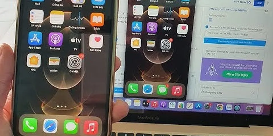Cách kết nối điện thoại với MacBook