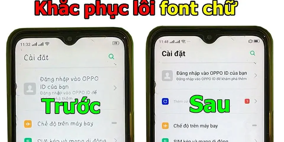 Cách khôi phục font chữ cho Android