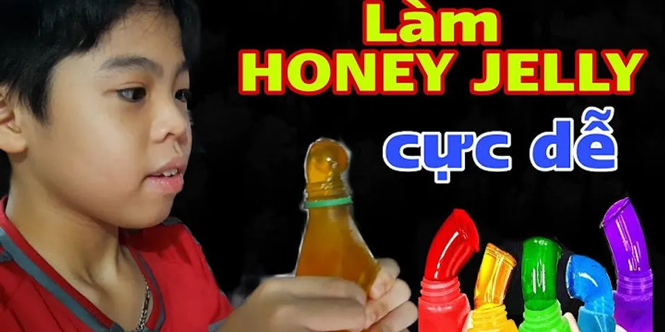Cách làm honey jelly bằng đường