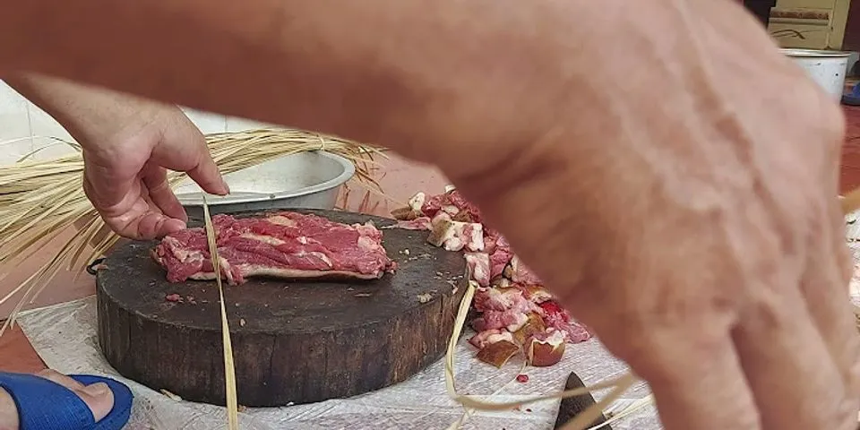 Cách làm thịt dê hấp sả