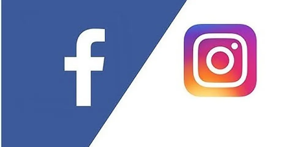 cách kết nối instagram với facebook