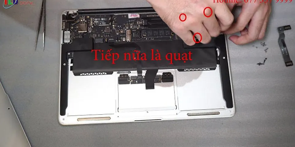 Cách mở MacBook Air