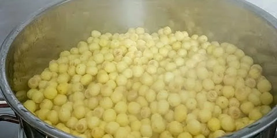 Cách nấu hạt sen khô Huế