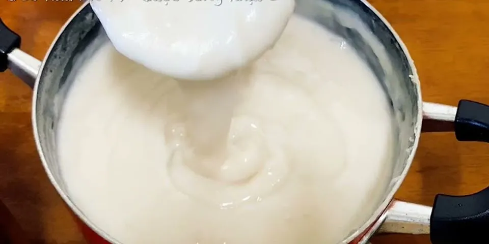Cách nấu nước cốt dừa bằng bột