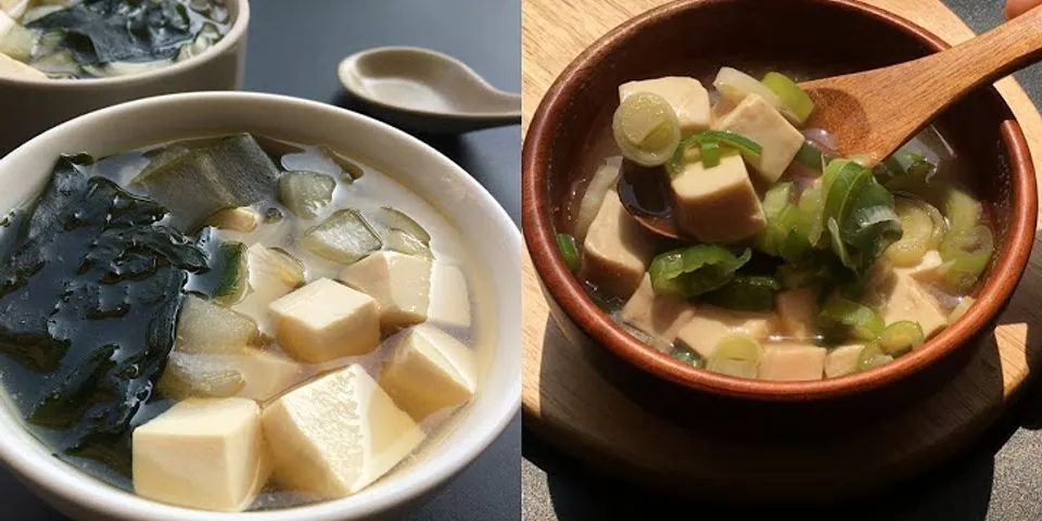 Cách nấu súp miso chay