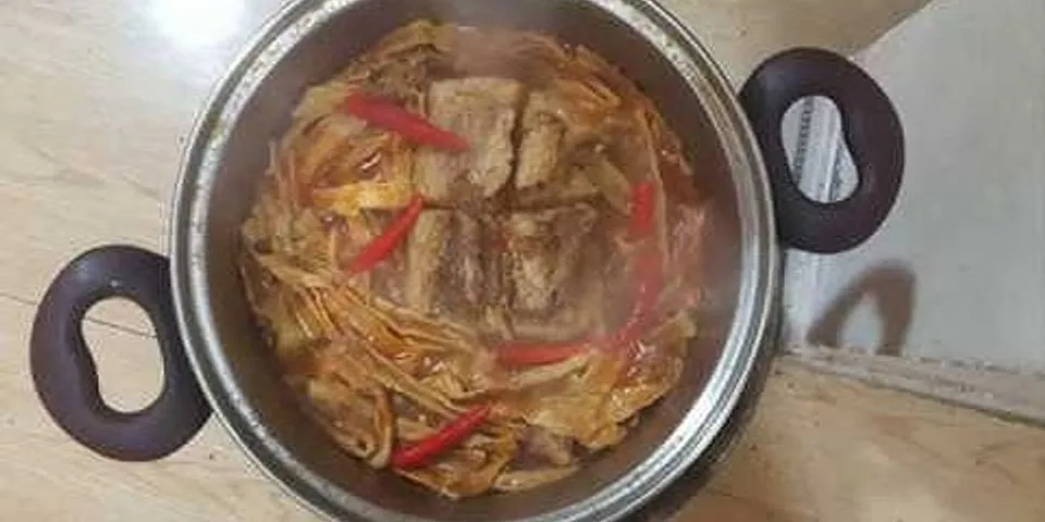 Cách nấu thịt hầm măng