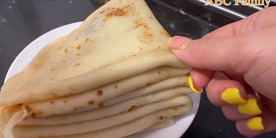 cách làm vỏ bánh crepe