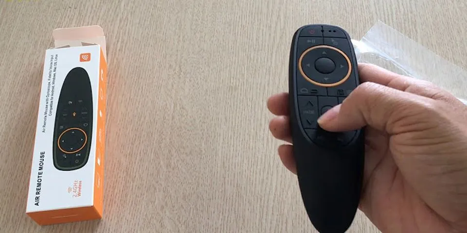 Cách sử dụng remote Android TV Box