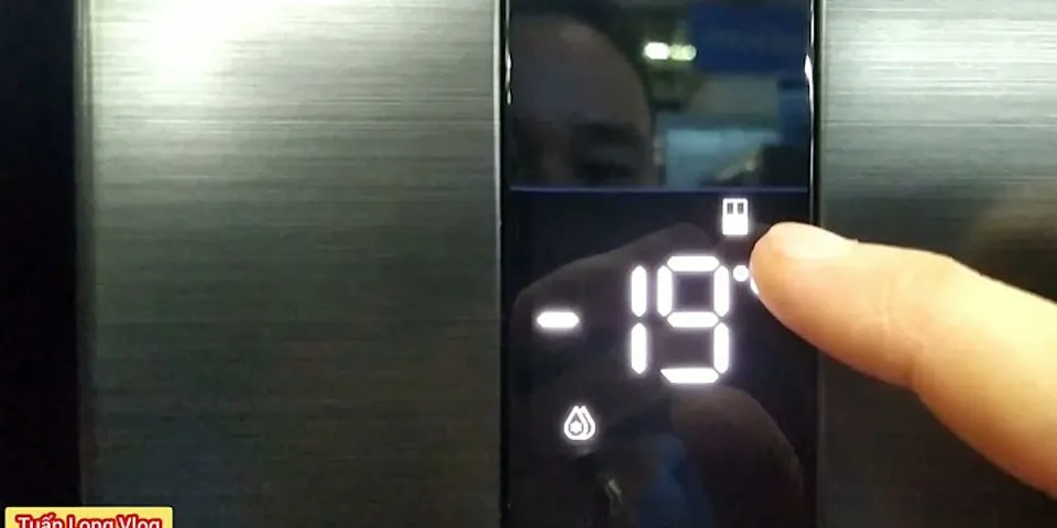 Cách tăng nhiệt độ tủ lạnh Samsung 2 cánh