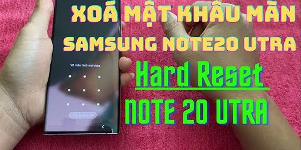 Cách tắt nguồn Samsung Note 20 Ultra