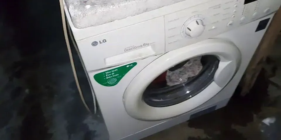 Cách test lỗi máy giặt LG cửa ngang