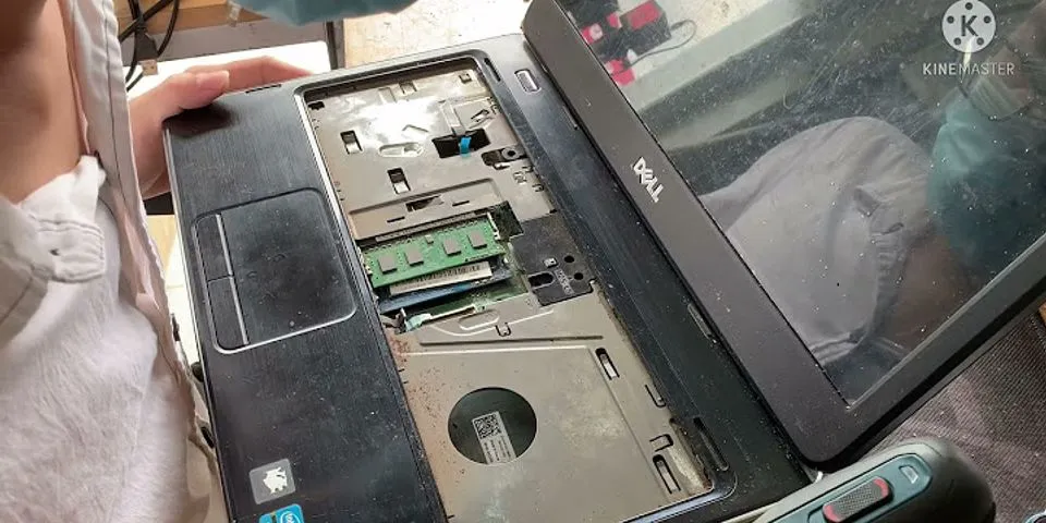 Cách tháo laptop Dell Vostro 1450