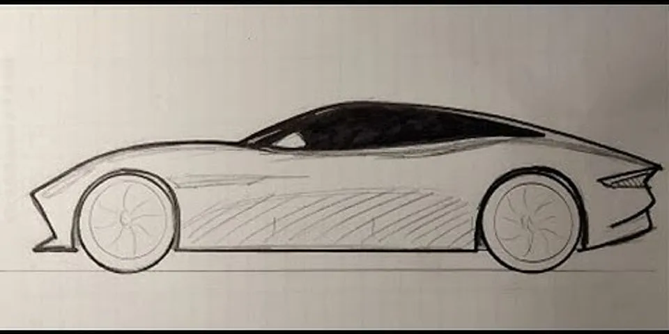 Cách vẽ siêu xe Lamborghini