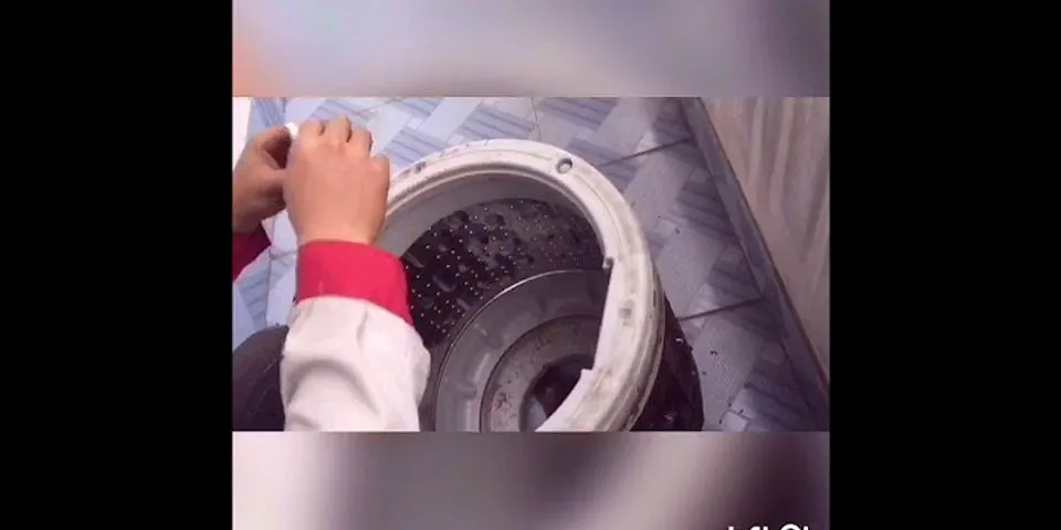 Cách vệ sinh máy giặt lg cửa trên