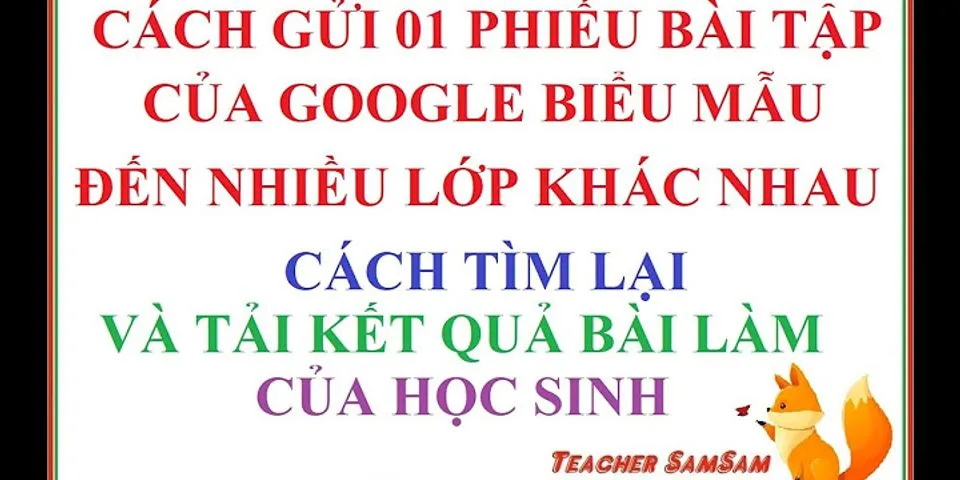 Cách xem biểu mẫu đã gửi