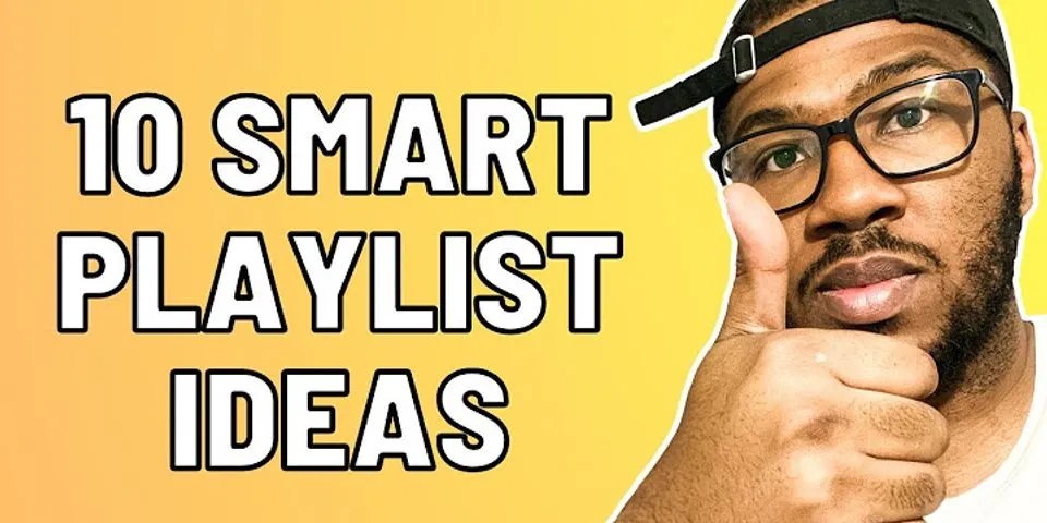 Can you make smart playlists on Apple Music?