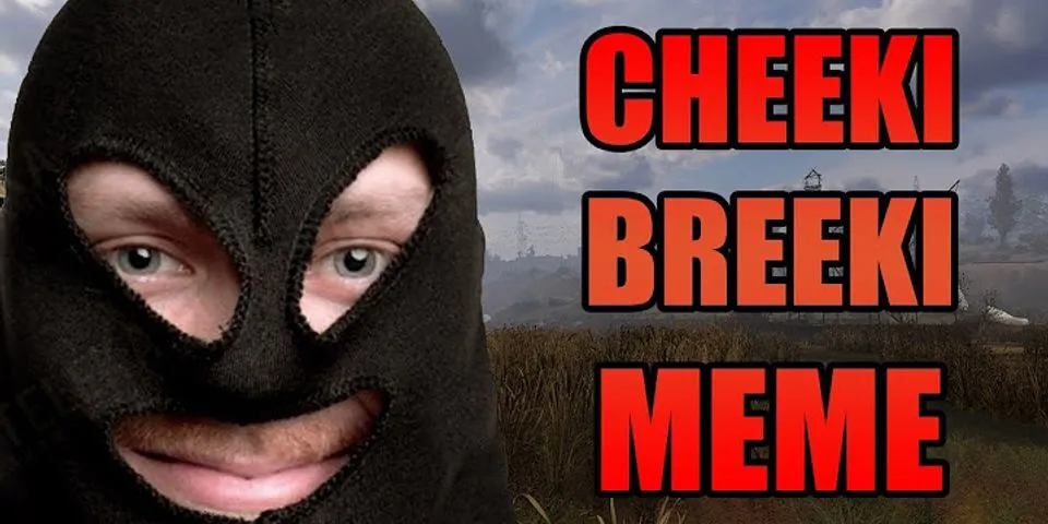 cheeki breeki là gì - Nghĩa của từ cheeki breeki