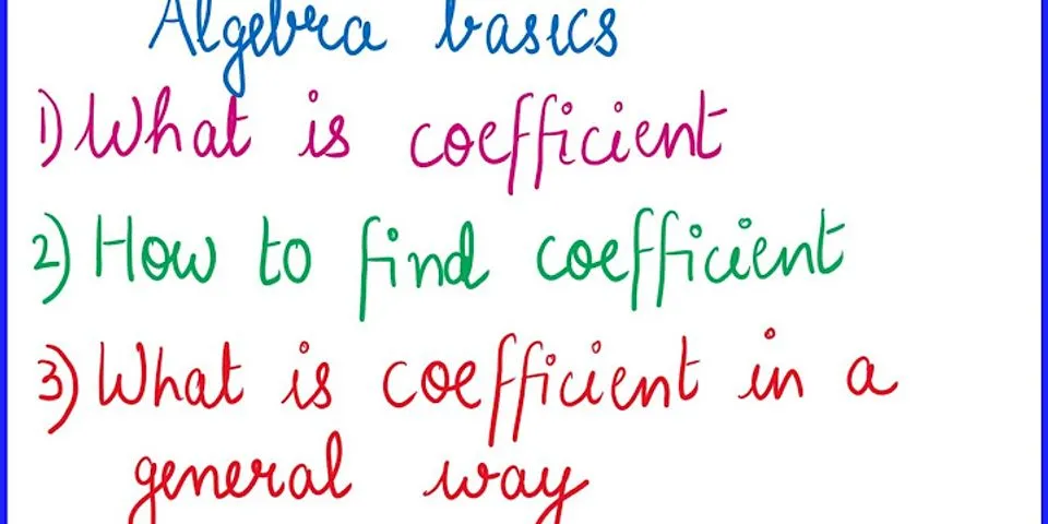 coefficient là gì - Nghĩa của từ coefficient