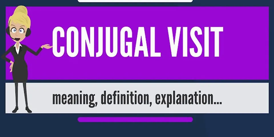 conjugal visit là gì - Nghĩa của từ conjugal visit