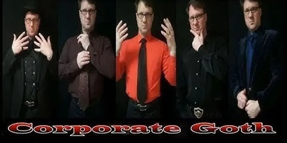 corporate goth là gì - Nghĩa của từ corporate goth