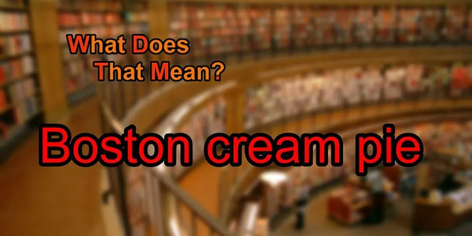 cream pied là gì - Nghĩa của từ cream pied