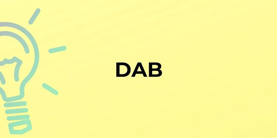 dab dad là gì - Nghĩa của từ dab dad