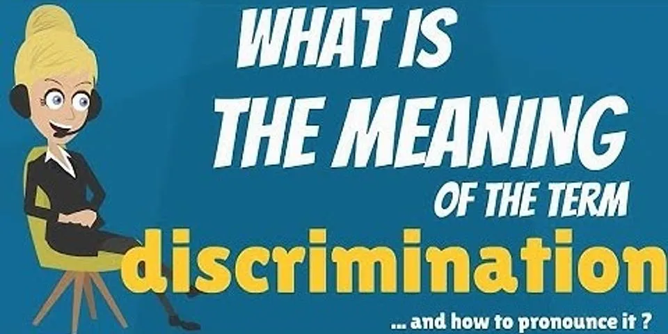 discriminize là gì - Nghĩa của từ discriminize