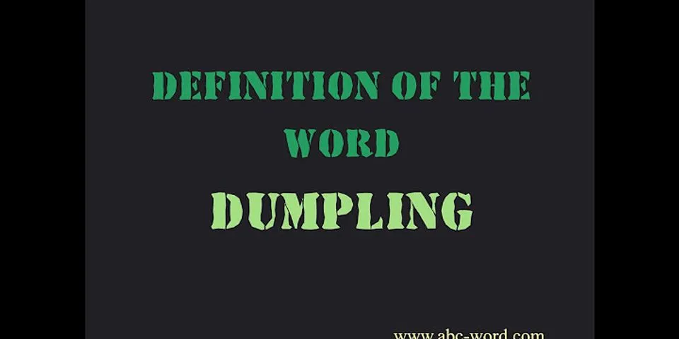 dumplins là gì - Nghĩa của từ dumplins