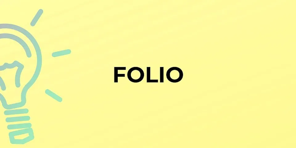 foolio là gì - Nghĩa của từ foolio