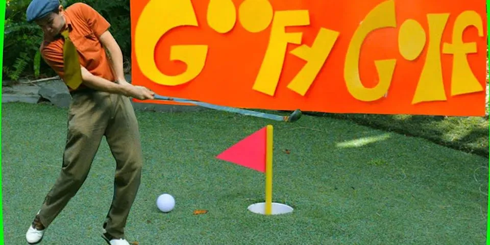 goofy golf là gì - Nghĩa của từ goofy golf
