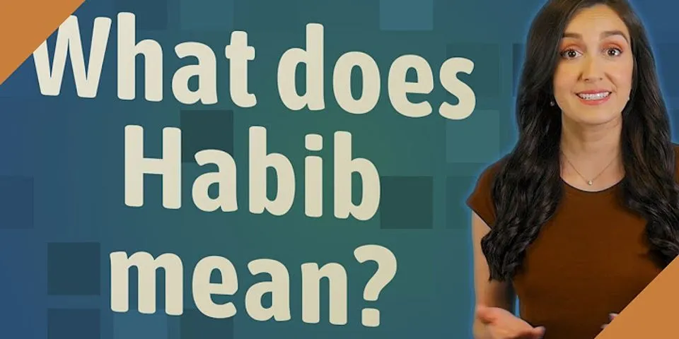 habeeb là gì - Nghĩa của từ habeeb