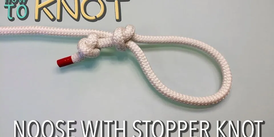 how to tie a noose là gì - Nghĩa của từ how to tie a noose