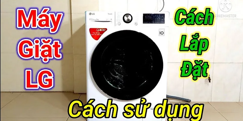 hướng dẫn sử dụng máy giặt lg wd-9990tds
