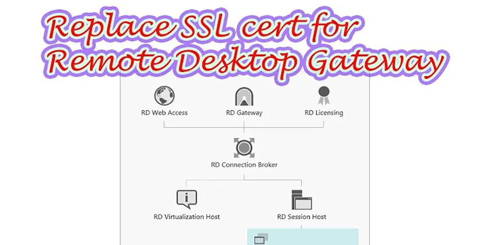 Install Ssl Certificate Remote Desktop Services 2016