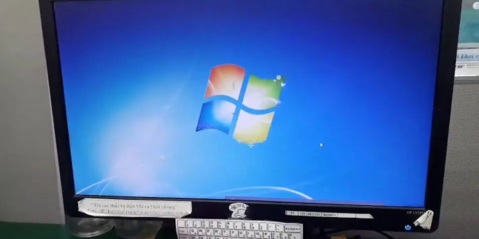 Laptop không lên màn hình desktop