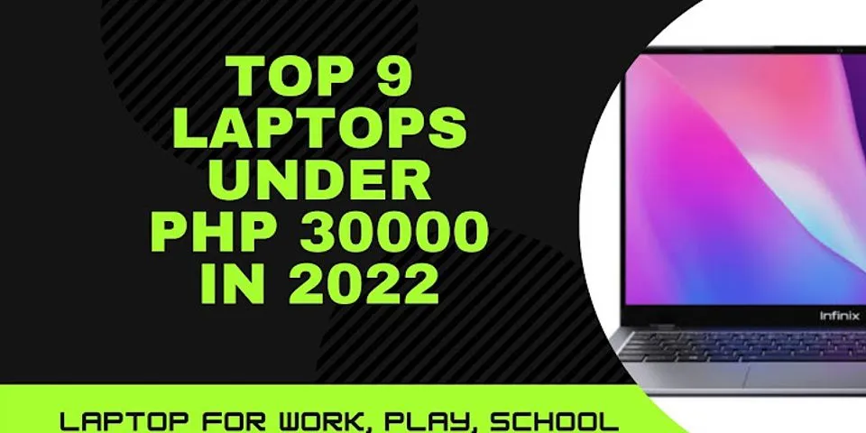 Lenovo laptop under 30k Philippines