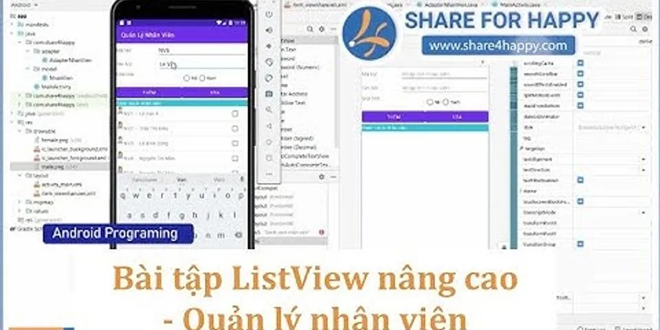 ListView in Android example