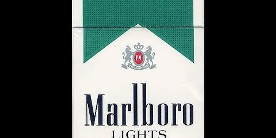 marlboro menthol lights là gì - Nghĩa của từ marlboro menthol lights