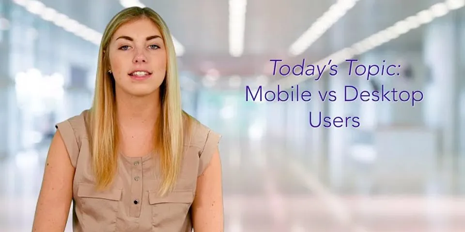 Mobile vs desktop Google Analytics