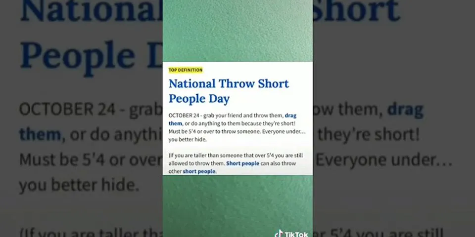 national short people day là gì - Nghĩa của từ national short people day