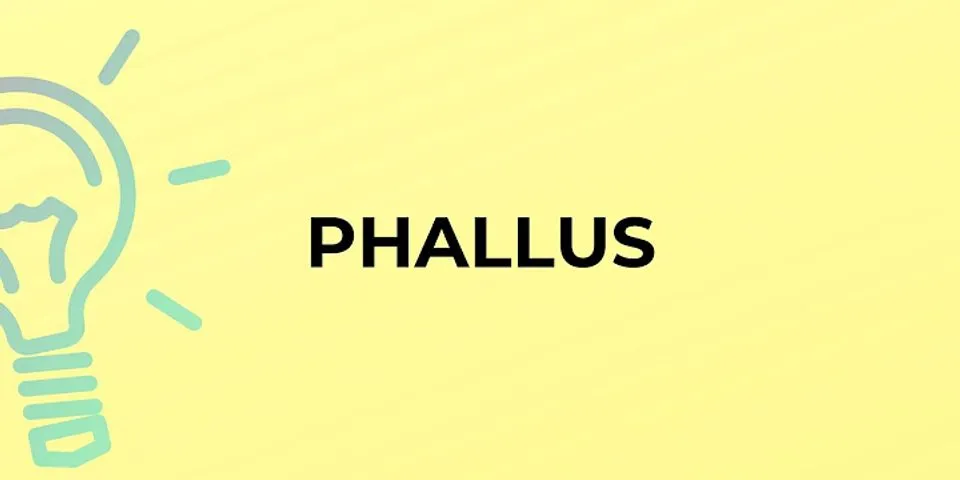 phallic là gì - Nghĩa của từ phallic