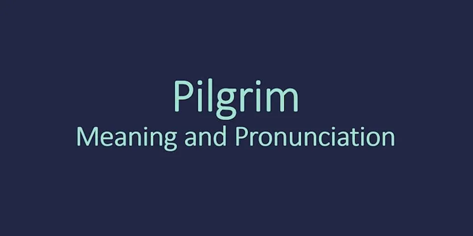 pilgrim shoes là gì - Nghĩa của từ pilgrim shoes