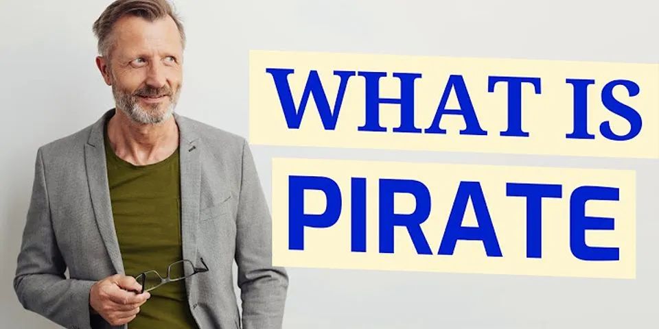 pirate in spanish là gì - Nghĩa của từ pirate in spanish