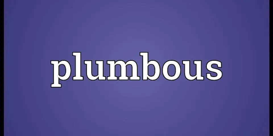 plumbus là gì - Nghĩa của từ plumbus